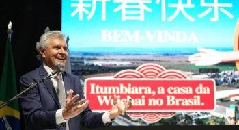 Caiado oficializa instalação da multinacional chinesa WeiChai, em Itumbiara